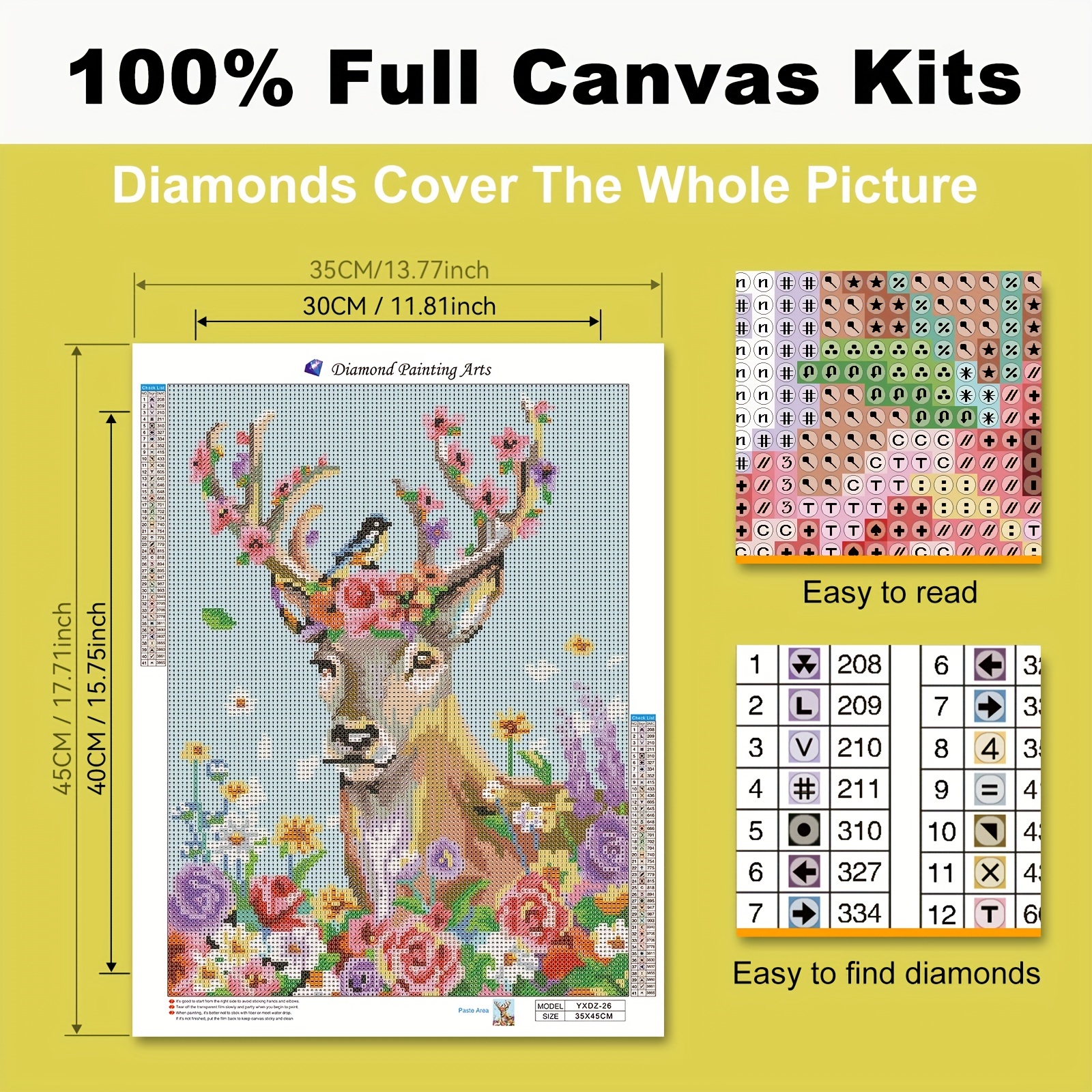 Colorful Deer Diamond Painting/diamond Painting Kit 