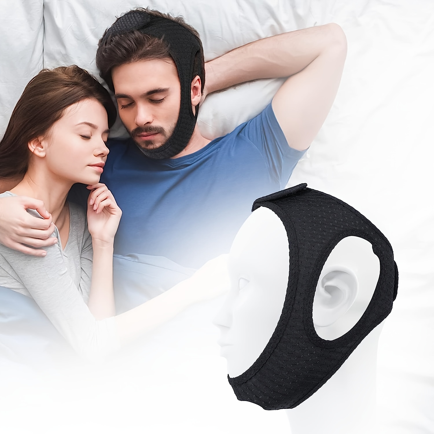 Anti Snoring Chin Strap Snoring Chin Strap Chin Straps Keep Temu