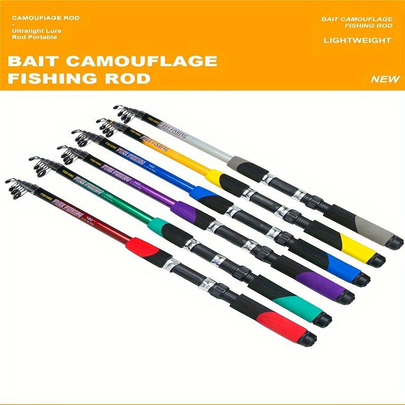 Durable Fishing Rod 1.8M-4.5M Telescopic Fishing Rod Portable
