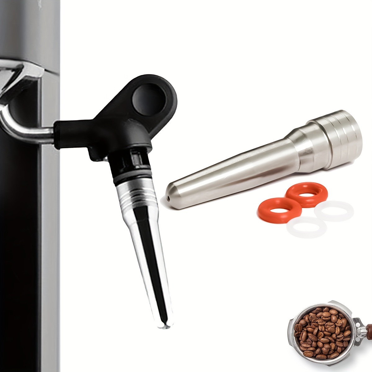 Stainless Steel Coffee Machine Steam Nozzle Perfect Universal Milk Foam  Spout For Barista Rocket/EXPOBAR Coffee Tools 4 Holes