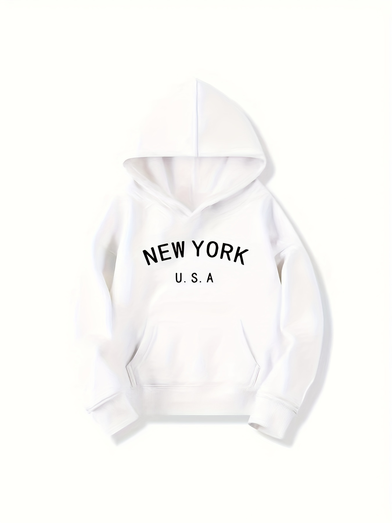 Hoodie - White/New York - Men, H&M US