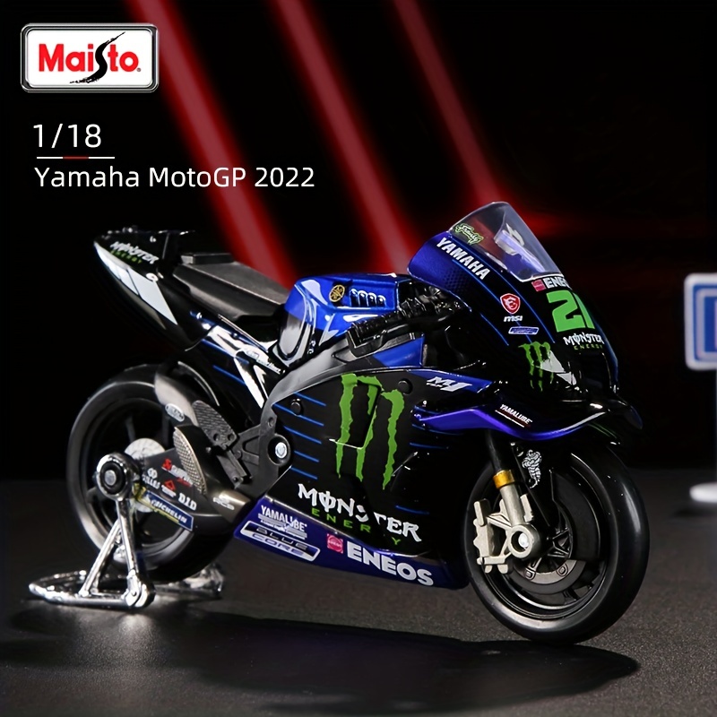 Moto Gp Collection 1:18 2021 2022, Moto Modèle Yamaha Ktm Honda Red Bull,  Équipe de course, Collection Moto, Jouet miniature - Sous pression et à