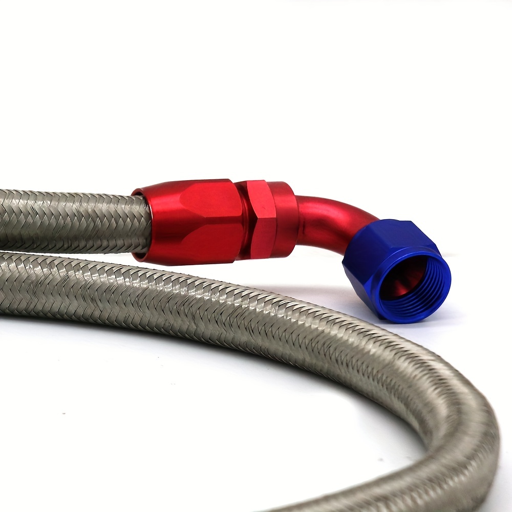 1m 6AN Fuel Line Hose AN6 5/16 Stainless Steel Braided Fuel Hose