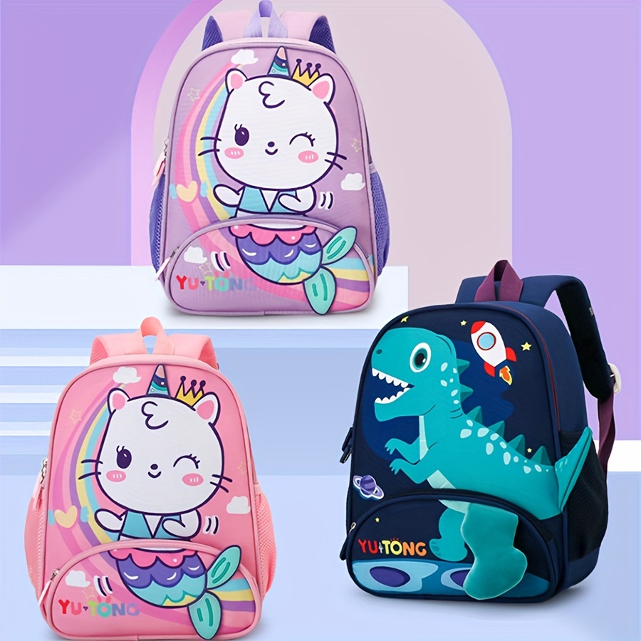 Enfants enfant sac à dos tout-petit sac d'école coquille d'œuf garçons et  filles dessin animé mignon et léger