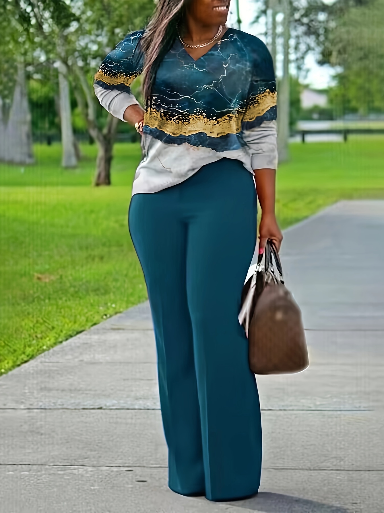 Who Says Plus Size Girls Can't Wear Wide Leg Pants - Stylish Curves