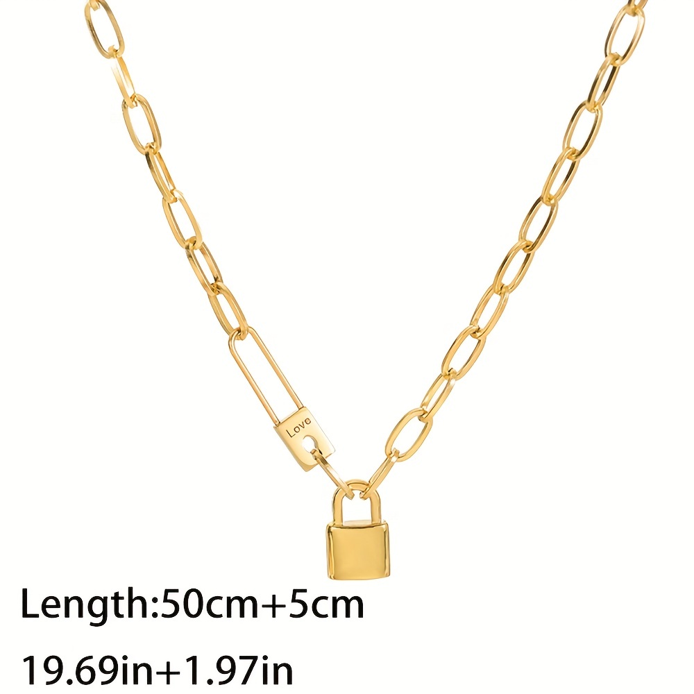 Thicc Chain Lock Neckace