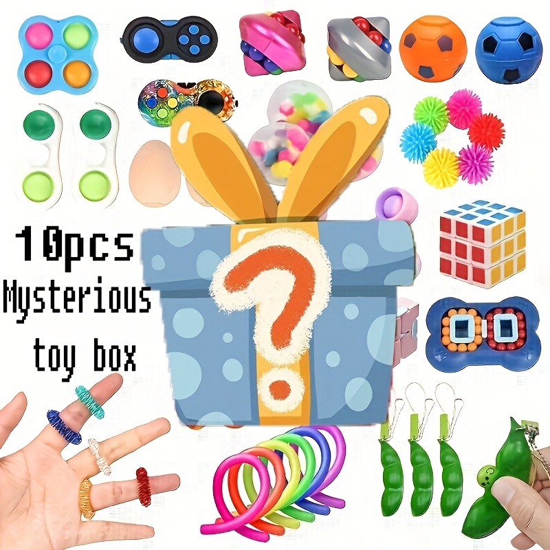 Random Fidget Toys Fantasy Funny Mystery Gifts Pack - Temu