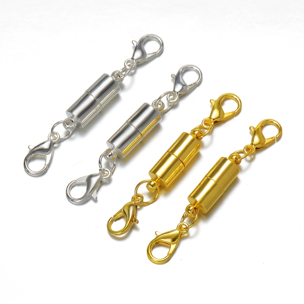 40MM Magnetic Bracelet Clasps 1/5/10 Pcs Lobster Clasp Hook Sliver Gold  Jewelry DIY Making