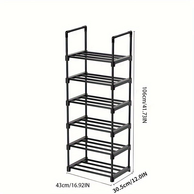 10 Tier Shoe Rack for 27-30 Pairs Stackable Shelf Standing Clost Cabinet  Storage
