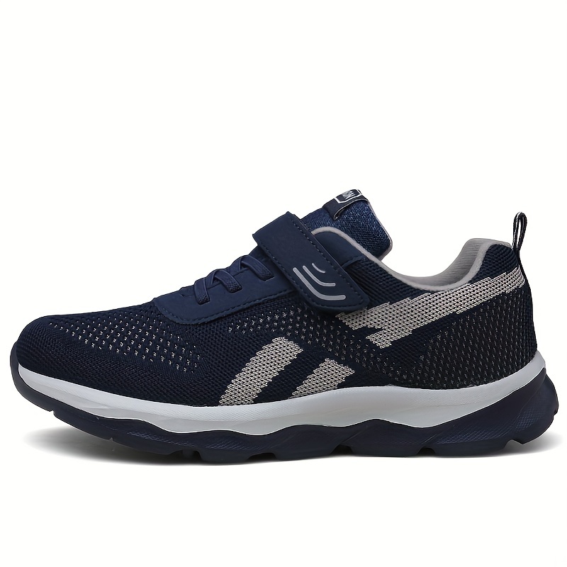 Mens Knitted Breathable Lightweight Hook Loop Comfy Casual Shoes Traveling  Hiking - Men's Shoes - Temu
