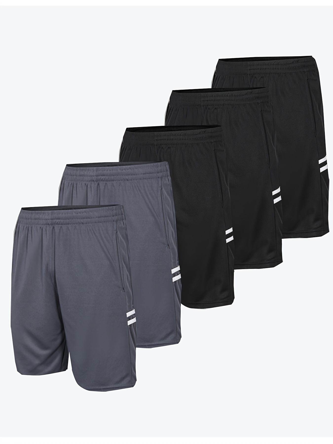 Mens Plain Shorts Summer Fitness Sports Running Short Pants