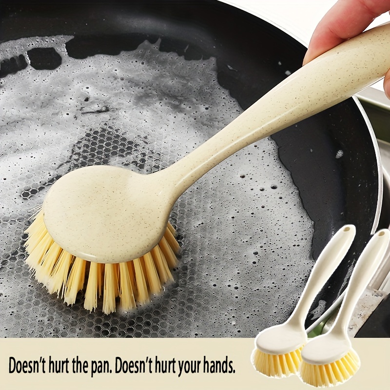 Long Handle Pot Brush For Effortless Dishwasher And Sink Cleaning - Temu
