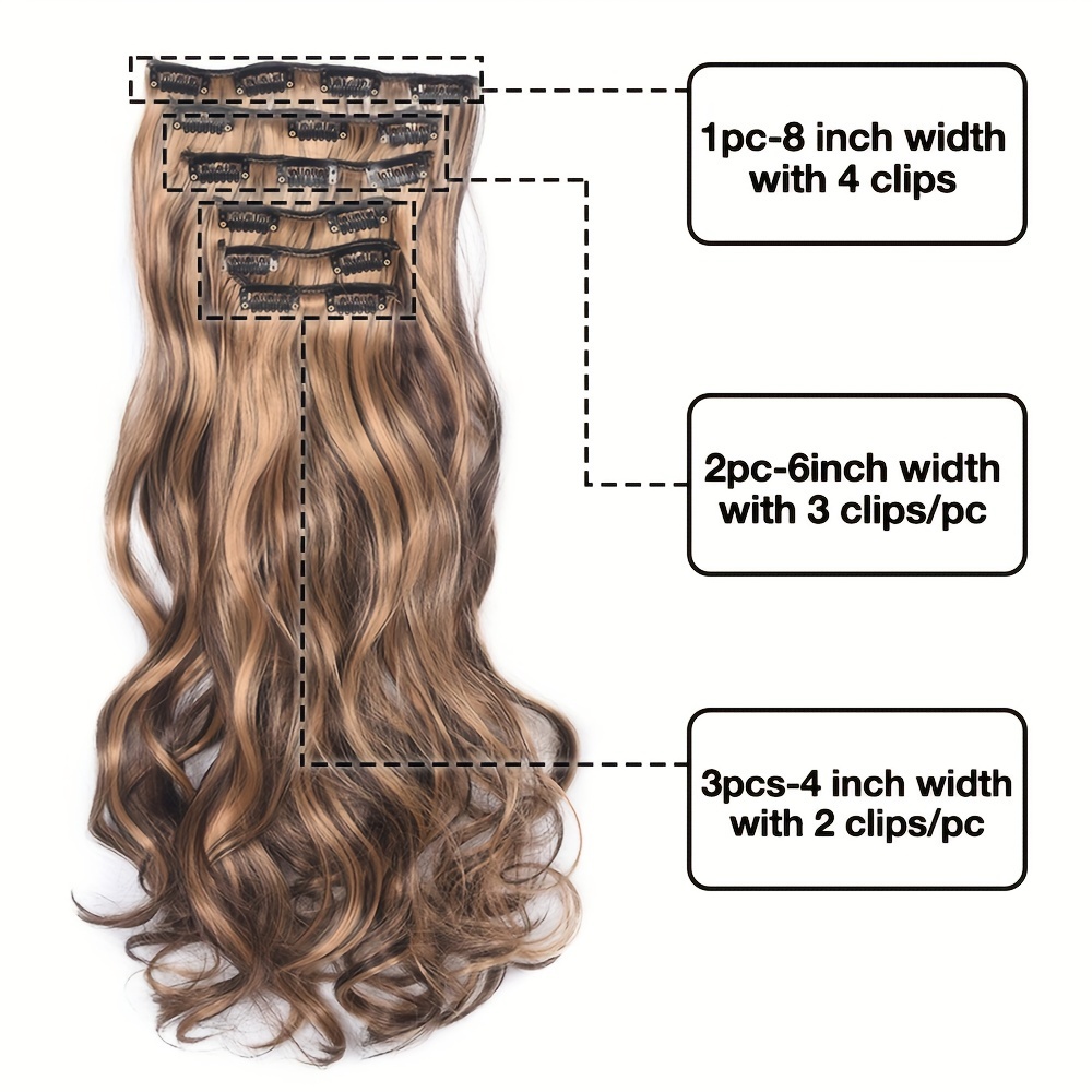 Clip in clearance hair extensions diagram