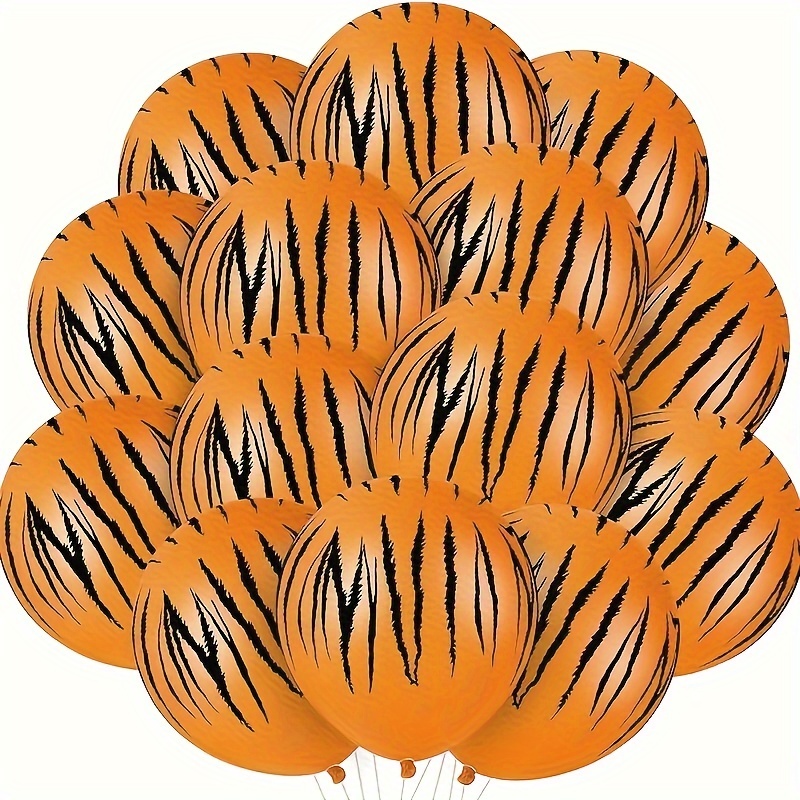 50pcs Ballons De Fête Jungle Safari, Ballons Imprimés Danimaux Jungle Safari  De 12 Pouces, Ballons En Latex De Thème Vert Foncé Pour La Douche De Bébé,  Les Décorations De Fête Danniversaire