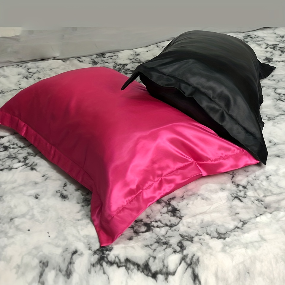Y2k Simulation Satin Pillowcase Multicolor Pillowcase Pillow - Temu