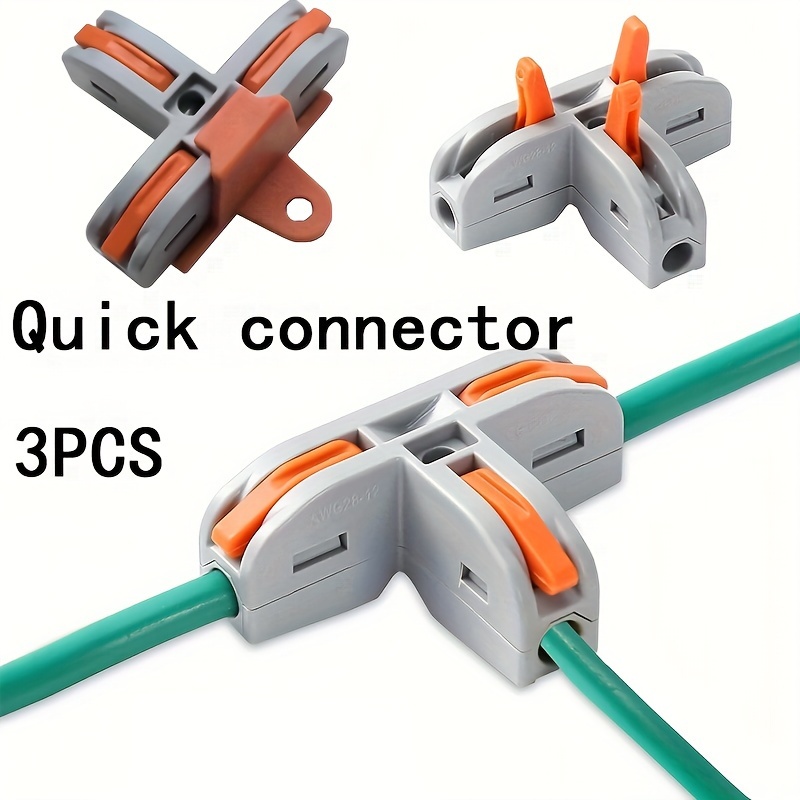Pct-212 Press-type Quick Connector Power Hard Line Terminal Lighting Power  Line Splitter Copper Strip Shape - AliExpress
