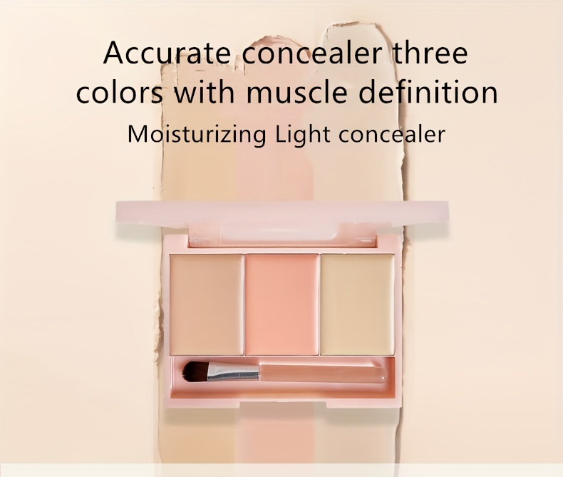 Tricolor Concealer Light Concealer Strong Waterproof