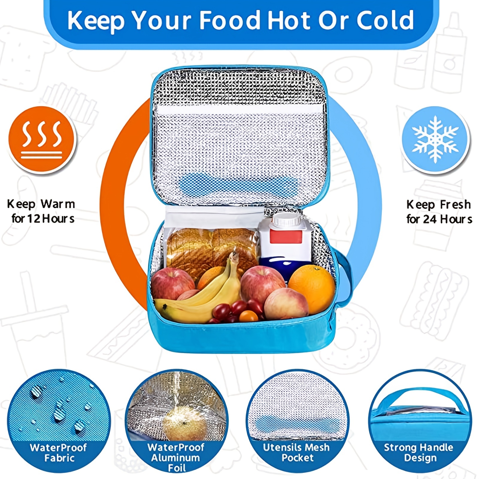 JXXM Bento Lunch Box for Kids With 8oz Soup thermo,Leak-proof