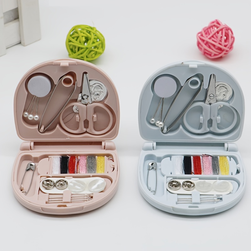 1pc Mini Sewing Box Portable Small Sewing Kit Mini Scissors Button Thread  Sewing Supplies - Arts, Crafts & Sewing - Temu Canada
