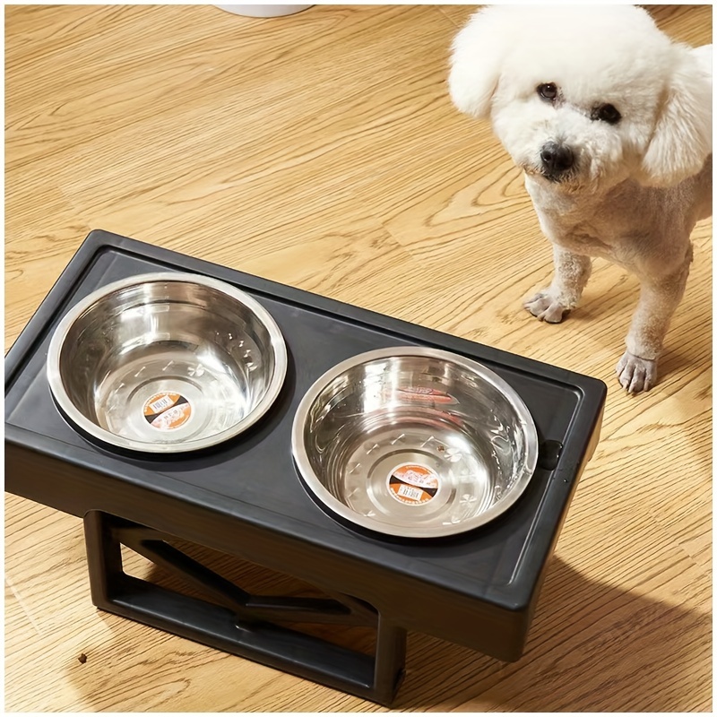 Pet Supplies : Elevated Dog Bowls, 3'' -18'' Adjustable Raised Dog