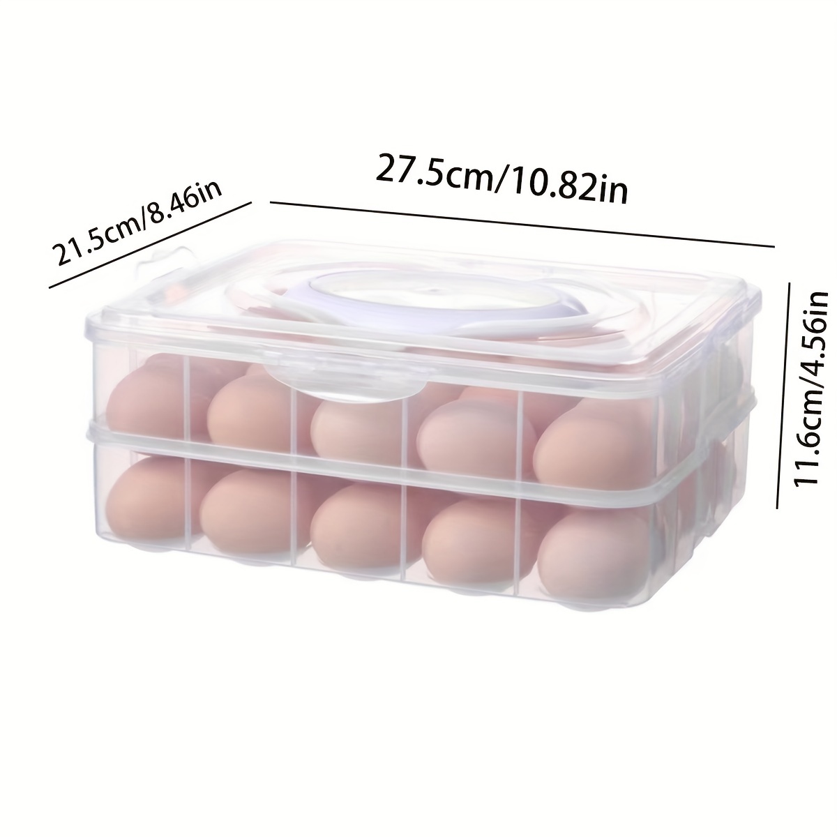 2 Refrigerator With 40 layer Egg Container Refrigerator Home - Temu