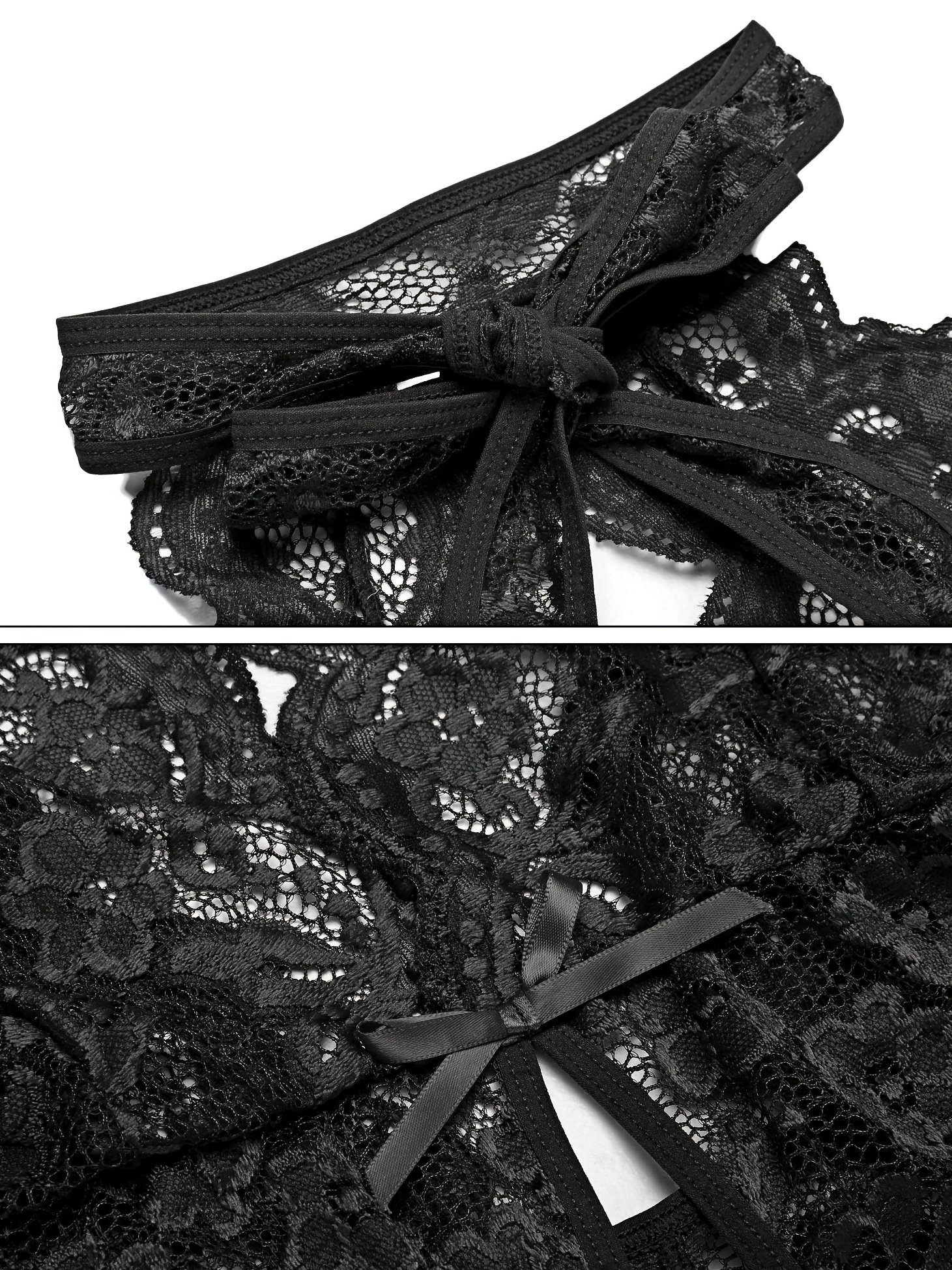 Garmol Womens Lace Bodysuit, Teddy Lingerie with Underwear Cups Mesh Deep V  Neck One Piece Babydoll, XS-XL 