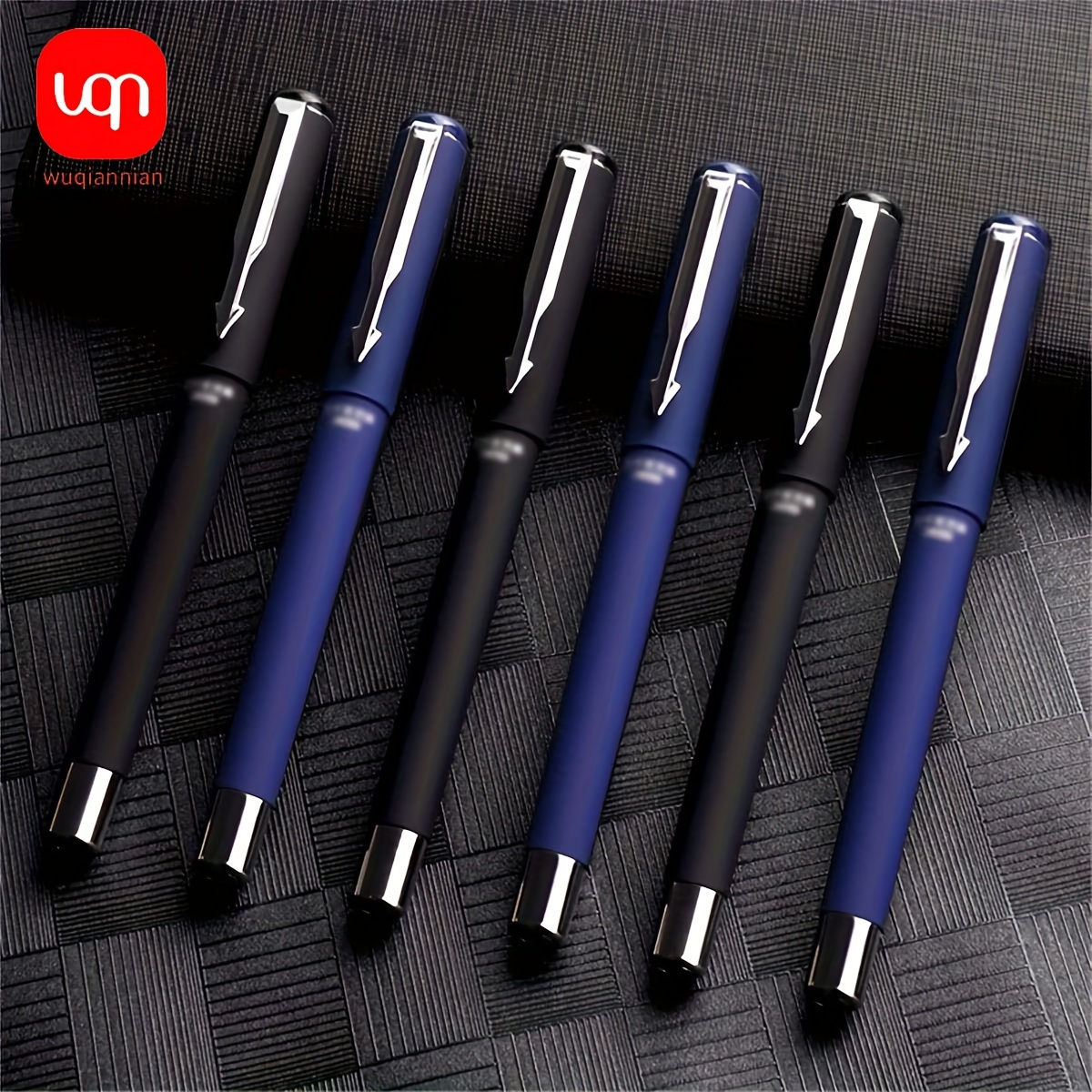  U-RIGHT 5 Pcs Aesthetic Soft Touch Morandi Color Barrel Gel Ink  Pens 0.5 mm Point Black Ink Smooth Writing Comfortable Grip Gift for Men &  Women : Office Products