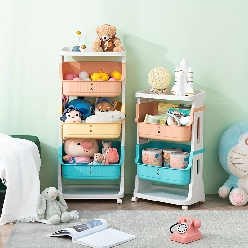 Sundries Storage Boxes with Lid Snacks Toys Storage Basket Household  Wardrobe Organizer Clothes Nordic Candy Colors