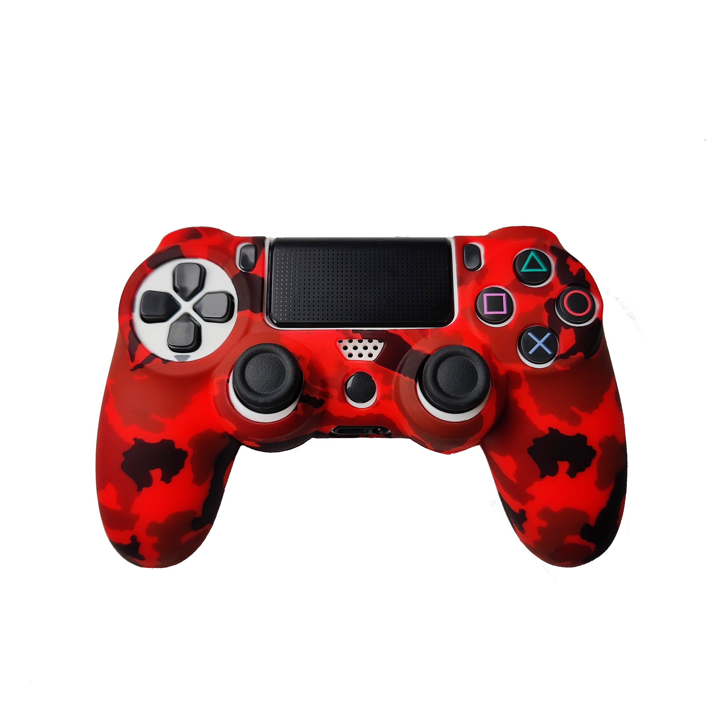 Skin para controlador PS4, 1 funda antideslizante con 10 empuñaduras de  joystick adhesivo de silicona para controlador Playstation 4 (controlador  PS4