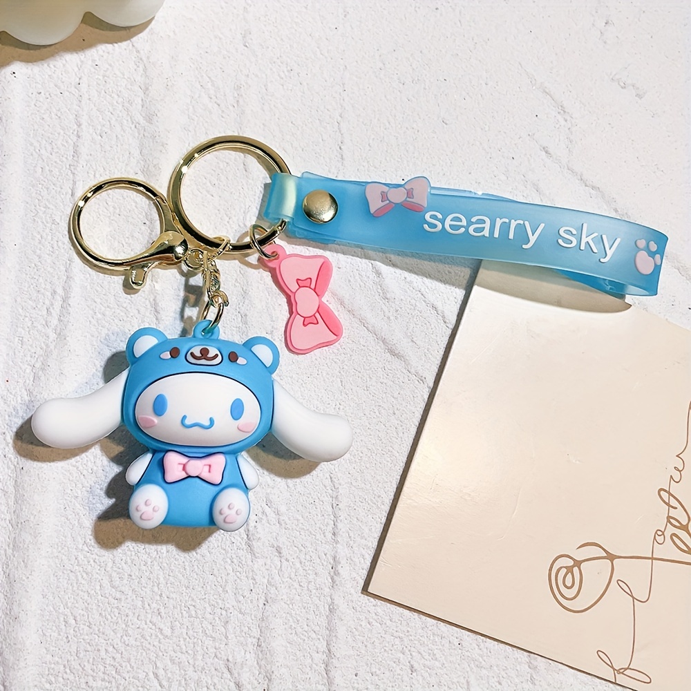 1pc Cartoon Cinnamoroll Kuromi Badbadtz Maru Hello Kitty Keychian Pendant  Car Schoolbags Keyring Jewelry Accessories Men, Don't Miss Great Deals