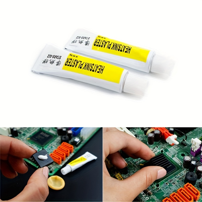 1/2/3/5pcs 0.18oz Thermal Paste Heat Conductive Glue Heatsink Plaster  Viscous Adhesive For Chip Vga Led Ic Cooler Radiator Cooling Sealers For  Workshops, Don't Miss These Great Deals