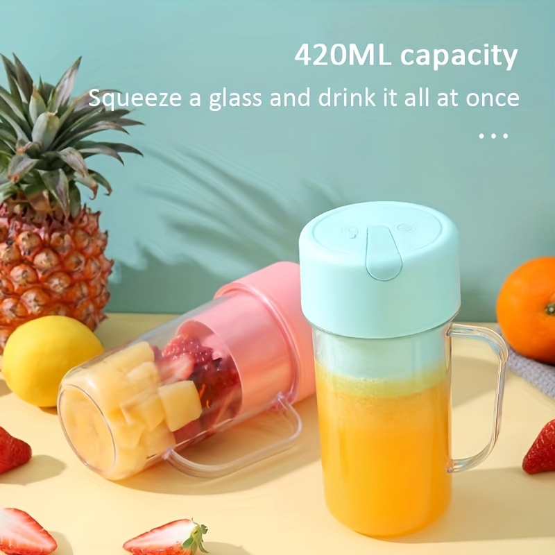 Large-Capacity Juicer Bucket Multi-Function Juicer Portable Fruit Juicer  Electric Juicer Cup Blender Bottle Fruit Squeezer