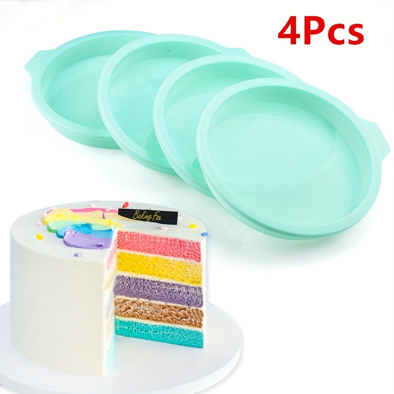 SILIVO Moldes redondos para pasteles de 8 pulgadas (paquete de 3) – Moldes  de silicona antiadherentes para pasteles de capas, pastel de queso y pastel