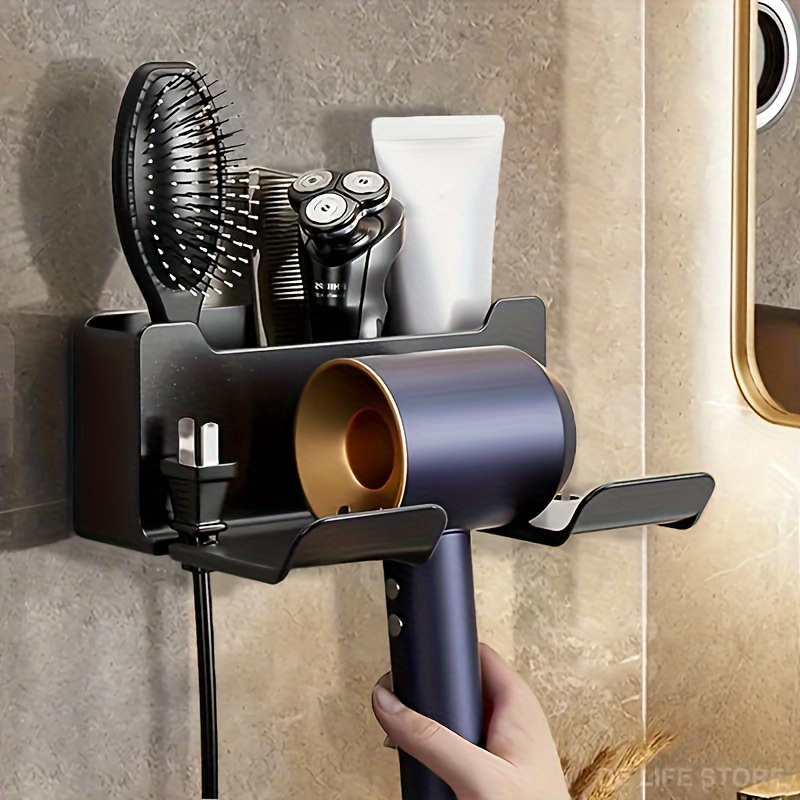 

1pc -mounted Dryer , Bathroom Organizing 16.5x7x12.5cm, Dryer Stand, To Large Dryers, Storage Accessory