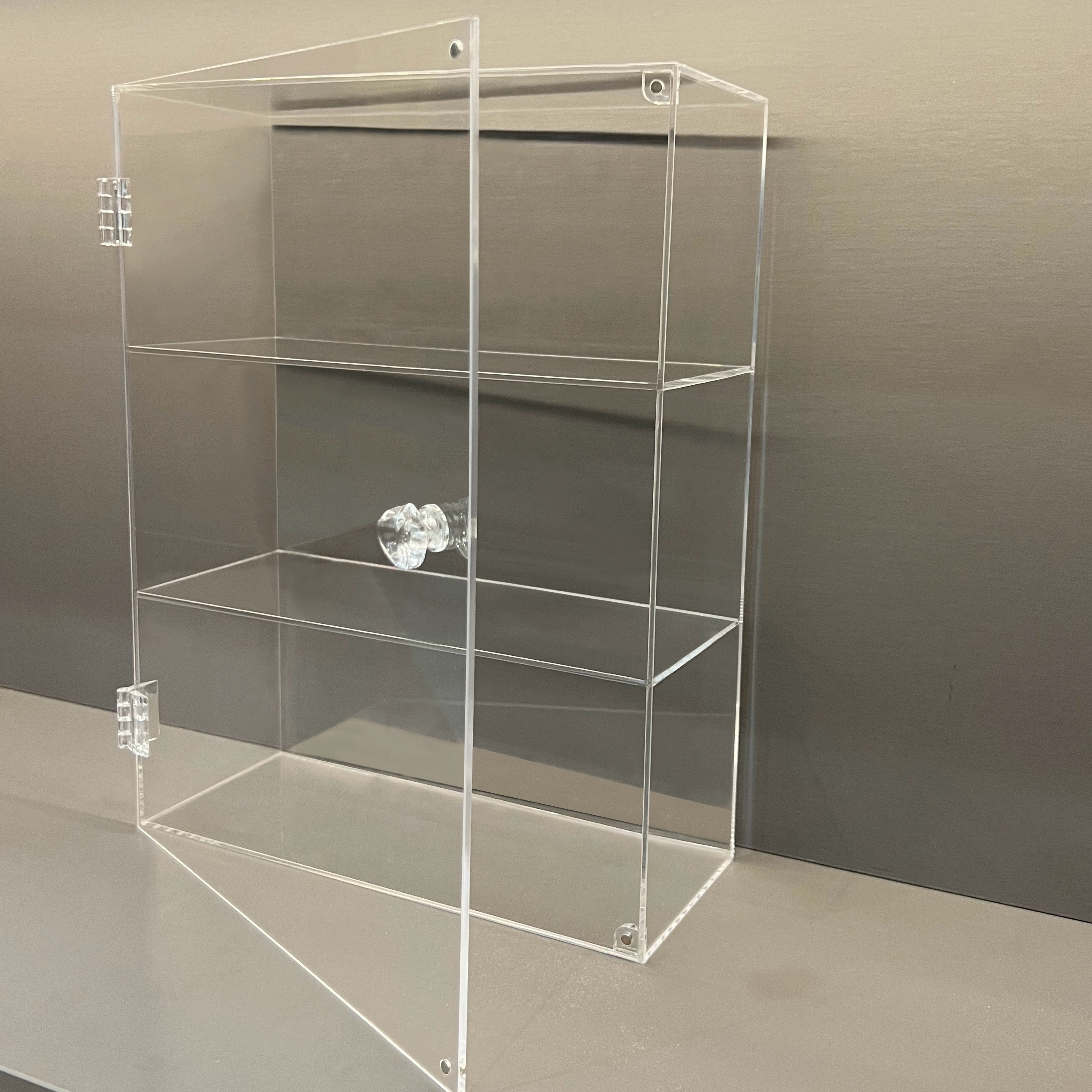 Vitrina de Acrílico Transparente con Asa * - Organizador Moderno Antipolvo para Coleccionables, Cosméticos y Artículos Pequeños, Diseño Transparente para * Visibilidad, Decoración * que * *, Organizador de Cosméticos | Estuche Transparente Moderno | Material Acrílico *