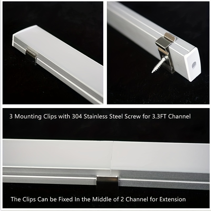 Mounting Clips for Aluminum Track