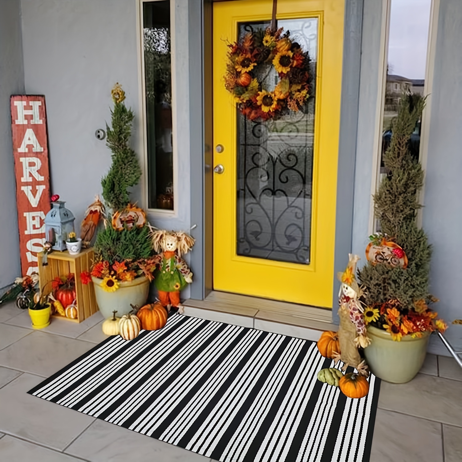 Welcome Doormat  Door mat, Front porch decorating, Rugs on carpet