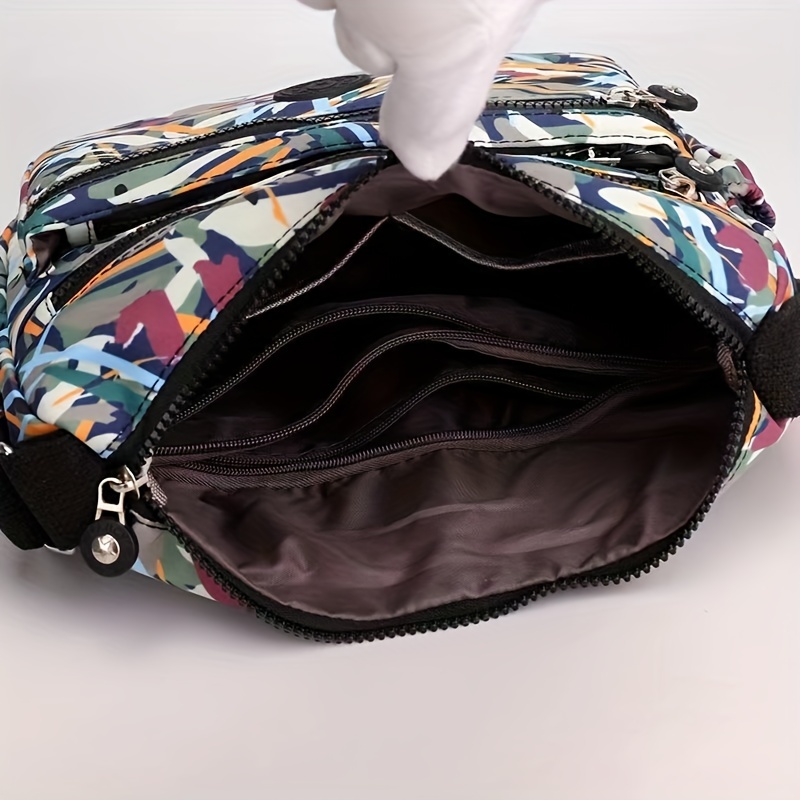 Canvas Crossbody Bag Women's Shoulder Bag Square Purse