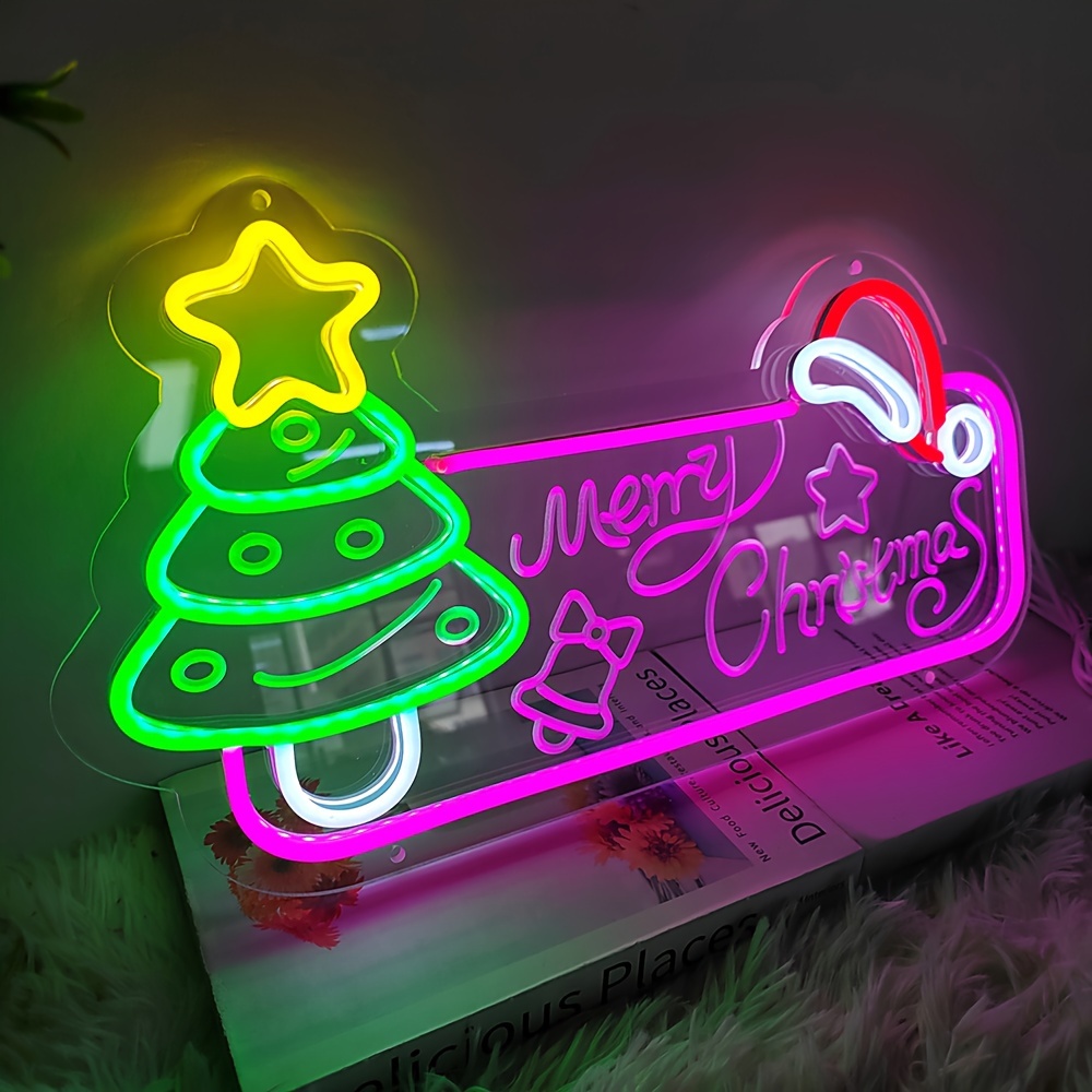 ネオンサイン LEDネオン サンタクロース クリスマス オーダーメイド