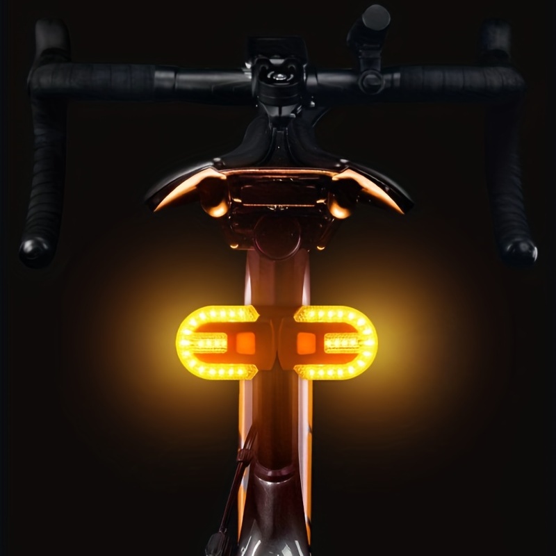 Fahrrad-blinklicht Mit Fernbedienung, Kabellos, Rcklicht Mit Blinker, Fr  Radfahrer, Stroboskoplicht, Sicherheitswarnung, 5 Leuchtmodi