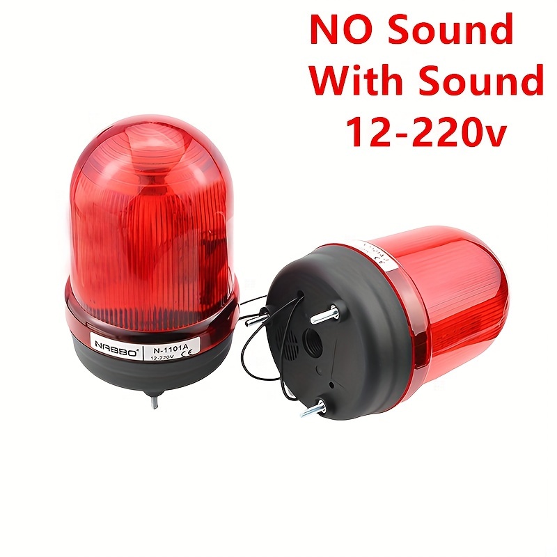LED d'avertissement d'alarme sonore rotative d'urgence LED jaune 12-220V AU