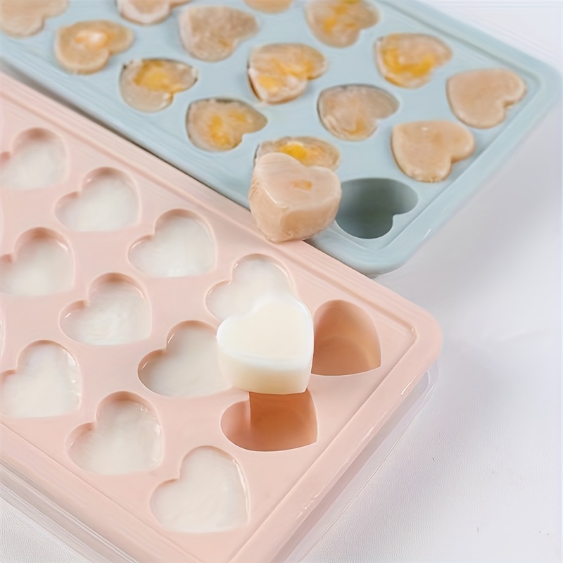 1pc Home Use Silicone Cartoon Ice Cube Tray For Baby Food, Freezer
