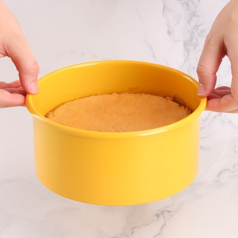 Removable Bottom Round Cake Pan 3 by 3 Inch Deep