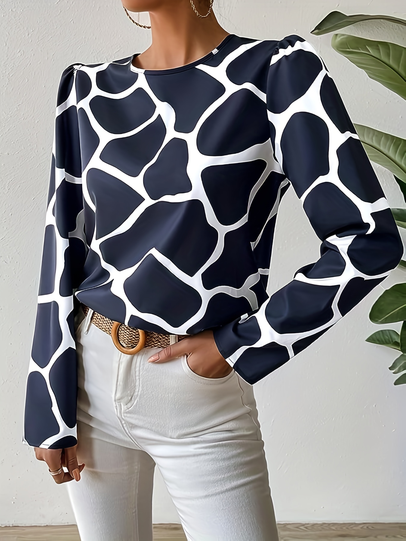 Buy Giraffe Long Sleeve Shirt for Women - UNI-T Black / XXL