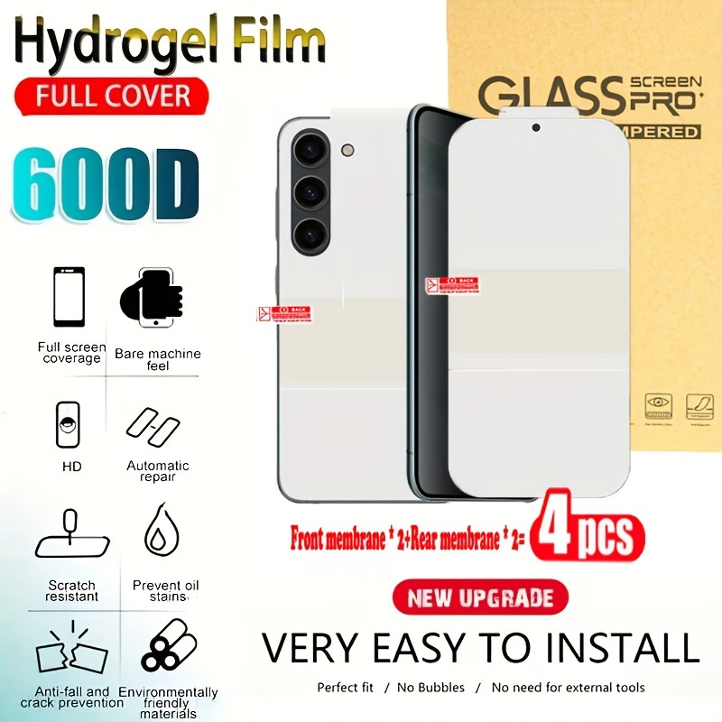 Redmi Note 8 Pro: Redmi Note 8 Pro película de hidrogel 600D Protector de  pantalla