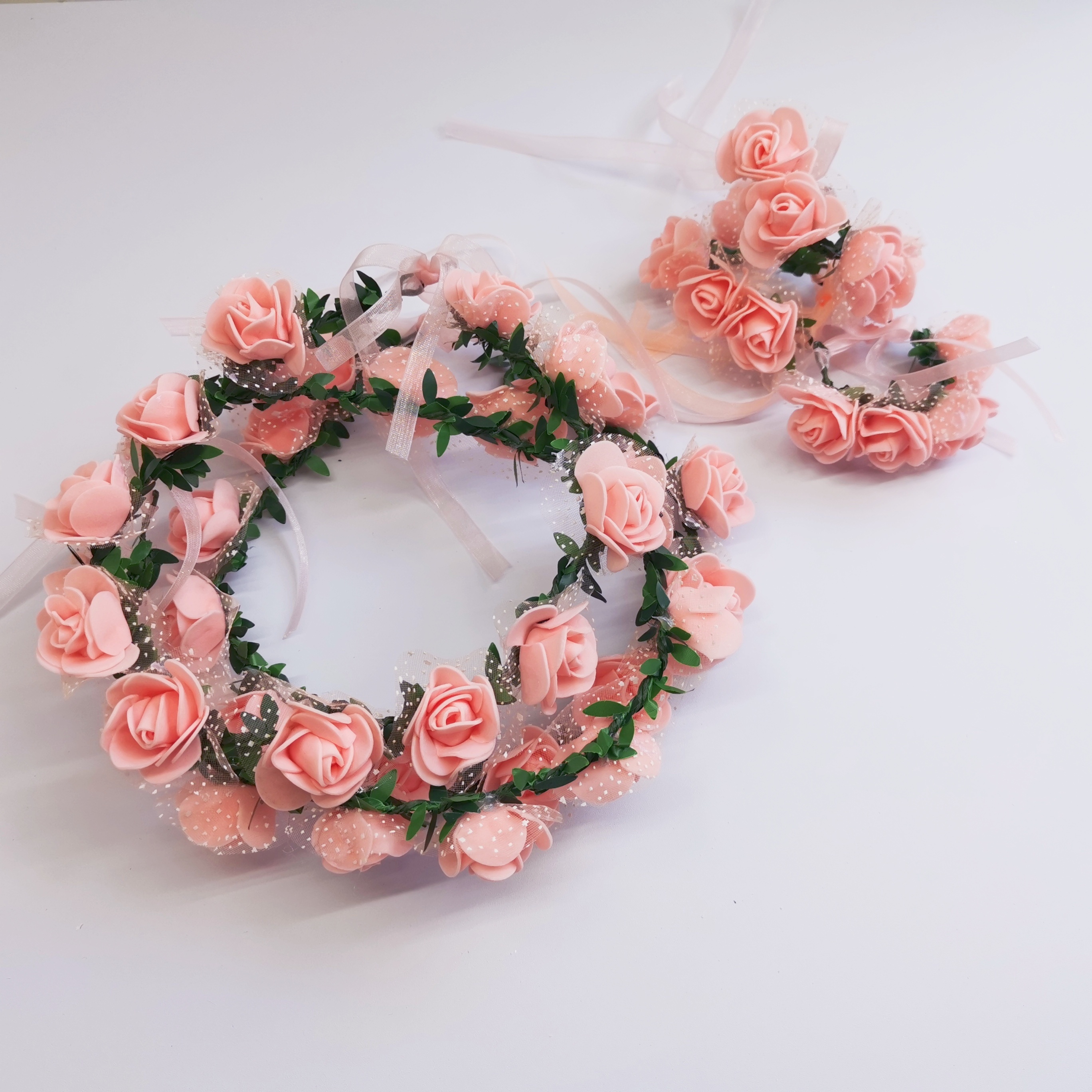 Beveled Foam Floral Wreath, 12x2