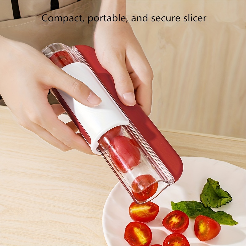 Cherry Tomato Slicer, Grape Slicer, Multifunctional Grape Cutter, Small  Fruit Cutter, Grape Kitchen Accessories, Cake Decoration Tool, Fruit Slicer,  Kitchen Tools - Temu