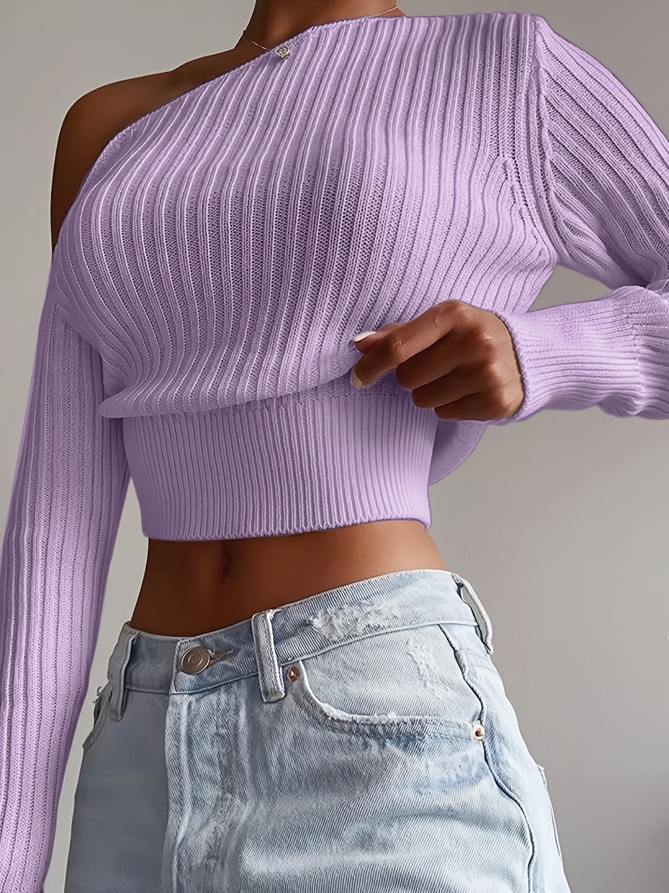 Ribbed Knit Crop Top - Ready to Wear