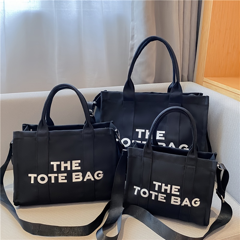 Fashionable Tote Shoulder Bag Lightweight Canvas Handbag With ...
