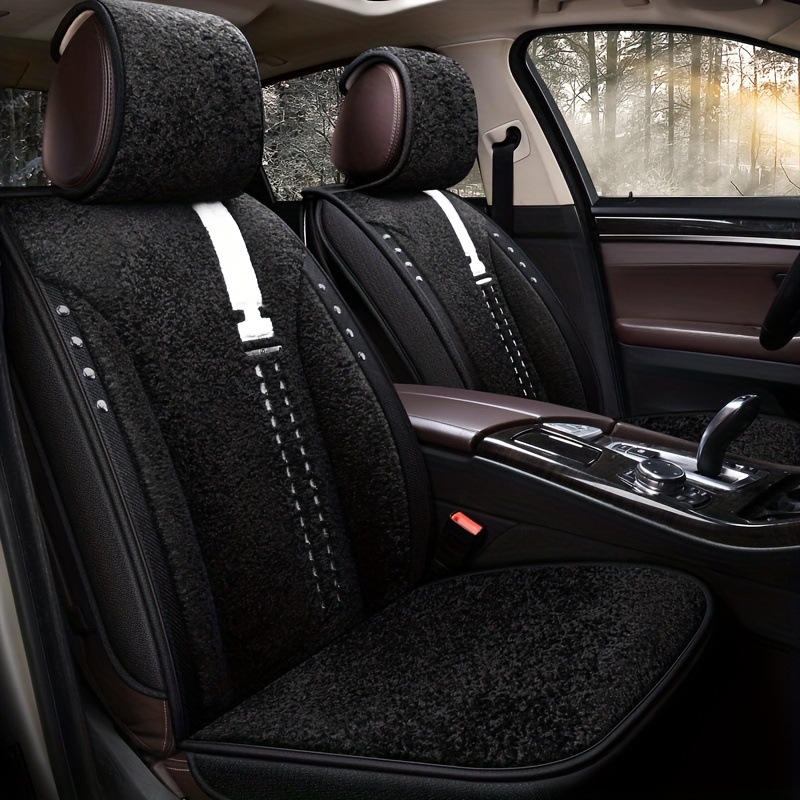 Car Seat Covers Winter Plush Car Seat Cushion Automotive - Temu